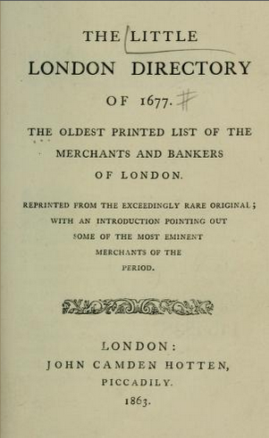 Litle London Directory 1677 JC Hotten 1863 Piece 190114.PNG