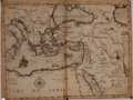 BOOK PLATE Sandys Map Eastern Med Arabia Relation Journey 1621 Opp P1 IArch DL CSG 050212.PNG