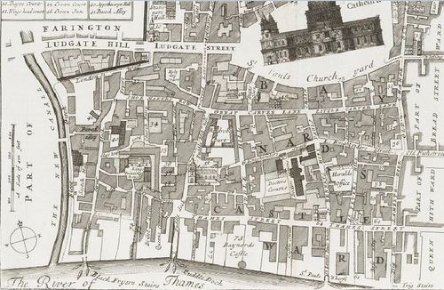 EXTRACT Baynard Castle Ward DoctorsCommons Strype 1720 HROnline 150812.JPG