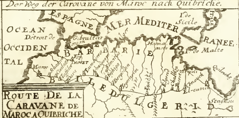 File:MAP Manesson A Africa De Maroc A Quibriche Fig LXXXIV &LXXXV German Edition 1719 DLCSG020311.PNG