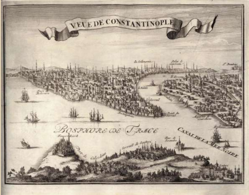 PLATE De Fer Les Forces De Europe EdAmsterdam 1702 Constantinople 051211.PNG